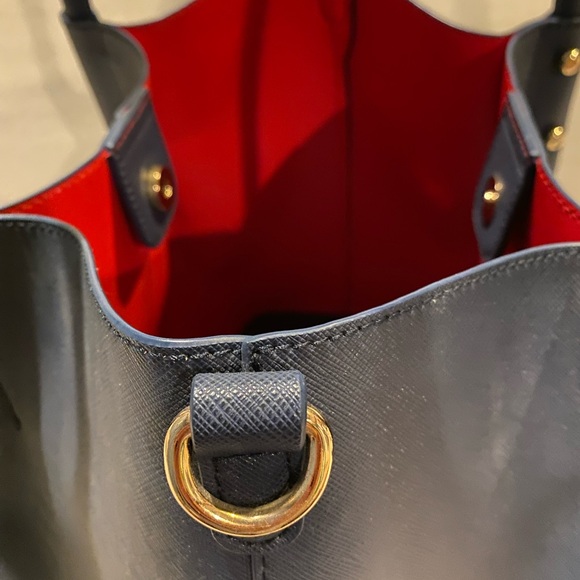 Large Navy Blue Satchel - Picture 5 of 8